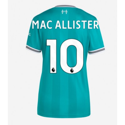 Ženski Nogometni dresi Liverpool Alexis Mac Allister #10 Tretji 2025-26 Kratek Rokav Ženski Nogometni dresi Liverpool Alexis Mac Allister #10 Tretji 2025-26 Kratek Rokav